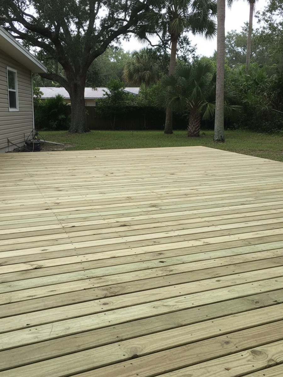 Deck Installation completed by Omega Deck Co in Englewood, FL