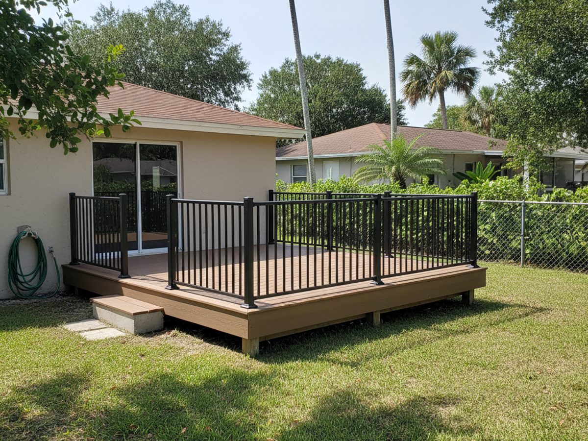 Deck Staining & Sealing completed by Omega Deck Co in North Port, FL